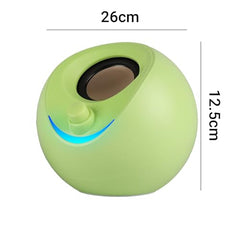ZEBRONICS Blues 2.0 Computer Speakers, 8 Watts, 45° Elevated Drivers, Dual Passive Radiators, USB Powered, AUX, Volume Control Knob, RGB LED, for Laptops & Desktop (Black)