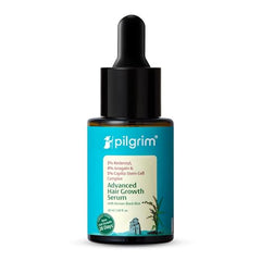 Pilgrim Advanced Hair Growth Serum with 3% Redensyl & 4% AnaGain -100ml | New Hair Growth in 28 Days, Korean Black Rice, Rosemary, Reduce Hair Fall, Hair Regrowth, Increase Hair Density, Thicker Hair