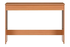 DeckUp Eden Home Engineered Wood Study Table and Office Desk (White, Matte Finish)