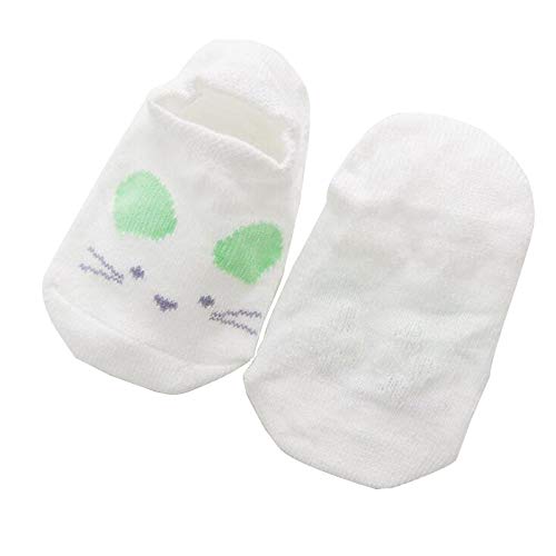 SYGA Baby Boy's & Baby Girl's Ankle Length Cotton Socks (Pack of 4) for 0-6 months (4_KittyBabySocks_Multicolored)