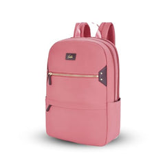 Genie Miami Laptop Backpack for Women (16 Inches) | Modern Office, College & Travel Laptop Backpack | Padded Laptop Sleeve | Rose