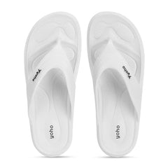 Yoho Drizzle Soft Slippers for Women, Mild Acupressure, Lightweight, Anti Skid & Slip, Diabetic Footwear for Woman, Home Wear Bathroom Chappal for ladies | Waterproof Monsoon & Rainy Footwear | Pastel Lavender - UK 5