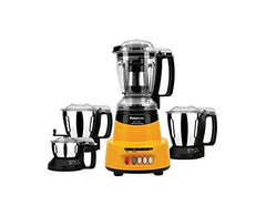 Panasonic Heavy Duty Mixer Grinder For Kitchen MX-AV425 (Sunstone Orange) Elements Series Powerful 1500W (MMLW) 4 Jar (Three-304 Stainless Steel & 1Juicer Extractor Jar) | 5 Years Motor Warranty
