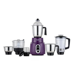 Prestige Delight Pro Mixer Grinder 750 W, 6 Jars, (1500 ml, 1000 ml, 1500 ml, 450 ml) (Purple)