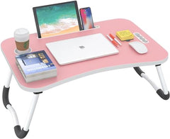 GoRogue Stud Foldable Wooden Mini Lapdesk for Couch, Sofa Bed, Study Tray Table Stand for Writing (Walnut), 40 Centimeters