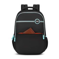Skybags Thrive 17 Inch Compatible Laptop Backpack 30L | 3 Compartments with Quick-Access Front Pocket | Padded Back Panel & Side Bottle Pockets | Office & Travel Backpack for Men & Women (Dark Green)