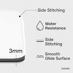 ESSENSI Mouse Pad for Laptop & Desktop | 9x7 Inch Anti-Fray Stitched Edges | Non-Slip Rubber Base | Desk Setup Accessory for Students, Gamers & Professionals (Big Things)