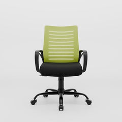 Green Soul Atom | Ergonomic Office Chair for Home & Office | 12 Months Warranty | Comfortable & Spacious Seat | Rocking-tilt Mechanism | Heavy Duty Metal Base (Black)