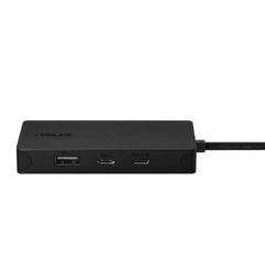 ASUS DC210 8-in-1 USB-C Dock, with 4K@60Hz HDMI 2.1, 100W PD, Gigabit Ethernet, USB-A & USB-C Ports, SD/MicroSD Reader, Braided Cable, – for All Type C Devices- MacBook,Laptop, Black, 2 Year Warranty
