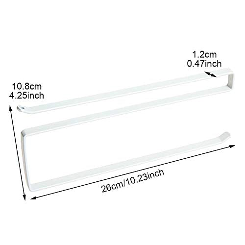 SYGA Cabinet Multi-Function Roll Holder Paper Towel Rack Kitchen Rack Plastic Wrap Storage Rack