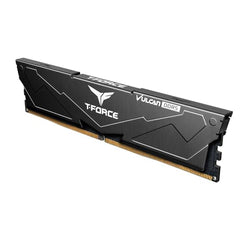 TeamGroup T-Force Vulcan 16GB 5200MHz DDR5 DRAM (5200MT/s) Black UDIMM Desktop Gaming Memory, Metal Heatsink, ECC, XMP 3.0/AMD Expo, Compatible with Intel/AMD CPU, High Performance, Low Latency RAM