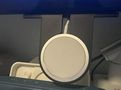 Under Monitor Wireless Charger Mount, Desktop Stand