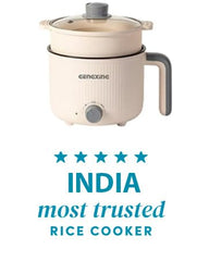 Multi Cook Electric Kettle with Steamer features 1.2L inner pot, double layered body, variable temperature control and wide mouth design. Ideal for tea, coffee, eggs, vegetables and boiling.