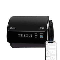 Omron Smart Elite+ HEM 7600T Tubeless 360° Accurate Arm Digital Blood Pressure Monitor With Intellisense Technology & Intelli Wrap Cuff With Bluetooth Connectivity to Store Historic Measurements