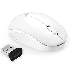 eplug it Wireless Mouse WM111, 2.4G Noiseless Mouse with USB Nano Receiver Portable Computer Mouse for PC, Laptop & Tablet | Green