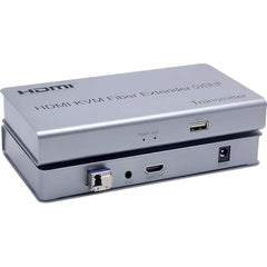 XIKKART 60M HDMI Extender Repeater Transmitter/Sender + Receiver Over Cat5 / Cat6 Upto 60 Meters (60M Extender Over Single CAT5/6 Cable) Supports 3D & Full HD1080p for TV Projector, HDTV, DVR