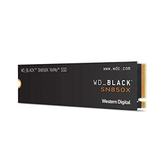 Western Digital WDS100T2XHE-EC SN850X Western Digital WD Black M.2 SSD with Built-in Heatsink, 1TB NVMe PCIe Gen4 x4 (Read Up to 7300MB/s), Write Up to 6300MB/s), PS5 Gaming PC