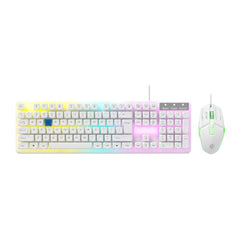 EVM EnHawk Wired Gaming Keyboard & Mouse Combo | RGB Backlit Keyboard | 6-Button Gaming Mouse | Adjustable DPI | 1 Year Warranty (EVM-WDKM-315-EnHawk)