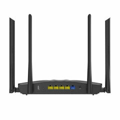 Tenda AC5 V3 AC1200 Wireless Dual Band WiFi Router, Speed Up to 867Mbps/5GHz + 300Mbps/2.4GHz, IPV6, Parental Control, Support Guest Network, 4*6dBi Externe Antennen (White)