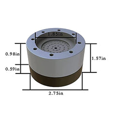 FOXIGON Washing Machine Stand 6kg 7kg 8kg 9kg Top & Front Load, Heavy Duty Washing Machine Base with Anti Vibration Pads, Adjustable Fridge Refrigerator Stand, Cooler Stand