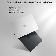 BlueSwan Flexible Case for MacBook Air 13 inch, M5 M4 M3 M2 2026-2022