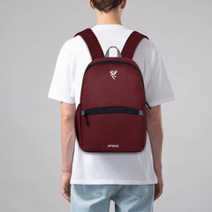 Spenz Saffron Mini Laptop Casual Backpack for Office School & College | Bag for Men & Women(Grey)