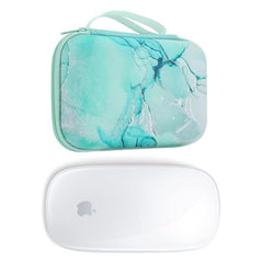 VNJ Accessories Premium Protective Case Fit for Apple Magic Mouse 1 and Magic Mouse 2, (Green Marble)
