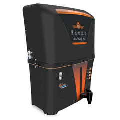 AQUA D PURE 4 in 1 Zinc + Copper + Alkaline Ro Water Purifier With Inbuilt TDS Adjuster, RO, UV, UF and Auto Shut Off Function, 12L, 10 Stage Purification Method, Black
