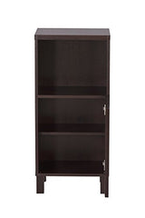 DeckUp Uniti Engineered Wood Bedside Table and End Table (Dark Wenge, Matte Finish)