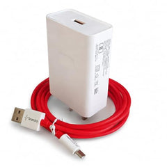 100W Fast Charger with 1 Meter USB to Type-C Cable Compatible with Vooc/SuperVOOC/Warp/Dart/Flash Charging for OnePlus Oppo Realme Vivo Xiaomi Samsung Type C Devices