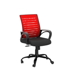 beAAtho® Verona Mesh Mid Back Ergonomic Office Chair with 3 Years Limited Warranty - Adjustable Height, Strong Metal Base, Revolving Study & Computer Chair for Work from Home (Grey)