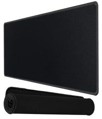 Storite 900x400x2mm Extended Gaming Mouse Pad, Desk Mat, Black | Stitched Embroidery Edges, Water Resistance Coating, Natural Non Slippery Rubber Base, For Laptop/Computer
