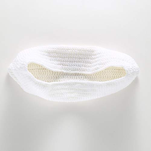 MOMISY Knitted Cocoon Nest New Born Baby Pod Sleeping Bag Photography Prop (White)