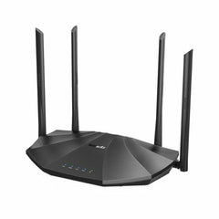 Tenda AC5 V3 AC1200 Wireless Dual Band WiFi Router, Speed Up to 867Mbps/5GHz + 300Mbps/2.4GHz, IPV6, Parental Control, Support Guest Network, 4*6dBi Externe Antennen (White)