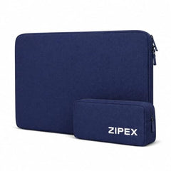 Photon 15 Inch to 15.6" Inches Laptop Case with Charger Pouch | Waterproof Laptop Sleeve | Laptop Cover Bag, Blue