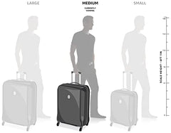 Safari Thorium Neo 8 Wheels Spinner Set of 3 Trolley Bags, Hard Case Polycarbonate, 360° Wheeling Carry on & Check-in Luggage for Men & Women, Suitcase for Travel, Trolley Bags for Travel, Dusk Green