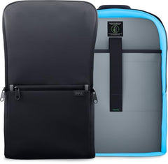 Dell EcoLoop CP3724 Laptop Backpack |Water-Resistant Recycled Polyester | Lightweight Design, Padded Compartment, Anti-Scratch Lining & Comfortable Shoulder Straps