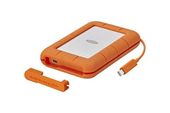 LaCie Rugged SSD Pro 1TB Solid State Drive - USB-C Thunderbolt 3, Drop Shock Dust Water Resistant, for Mac and PC Computer Desktop Laptop, 1 Mo Adobe CC (STHZ1000800)