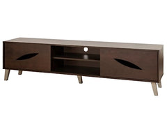 DeckUp Soneva Engineered Wood TV Unit (Wotan Oak & White, Matte Finish)