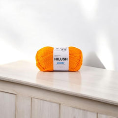 HILUSH Hobby,Wool Yarn dk Acrylic Hand Knitting Yarn Ball (100g/1 Ball),Suitable for Craft amigurumi Shade 001 (Sky Blue)