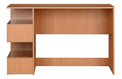 DeckUp Zeus Engineered Wood Study Table and Office Desk (Wotan Oak & White)