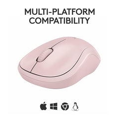 Logitech M240 Silent Bluetooth Mouse, Wireless, Compact, Portable, Smooth Tracking, 18-Month Battery, for Windows, macOS, ChromeOS, Compatible with PC, Mac, Laptop, Tablets - Off White