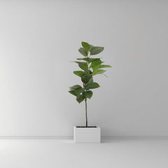 AAVANA GREENS Plastic 40 Inch Artificial Flower Plant for Indoor and Outdoor, Home, Shop, Office, Restaurant Decoration Dark Green (Pack of 1) (1, Plant 8 - with Pot)