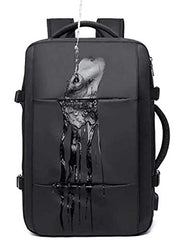 Red Lemon Bange Urban Pack Laptop Backpack for men and women | Multi-Compartment Water Resistant Business Travel Laptop Backpack upto 17" (Black N)
