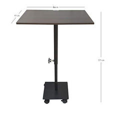 eStand Height Adjustable Laptop Table to be Used in Sitting & Standing Posture (Black HAT (29" - 45"))