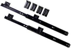 BOSNEY Metal Keyboard Tray with 2 Cable Managers – Under-Desk Slider (Wall Mount)