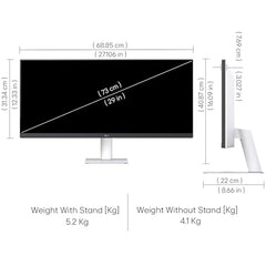 LG 29U511A 73 cm (29 Inch) UltraWide WFHD (2560x1080) IPS Monitor, 100Hz, 5ms(GtG), Anti-Glare, sRGB 99% (Typ.), HDR10, 3-Side Virtually Borderless, DP, HDMI, Headphone Out, Tilt Adjustable (Black)