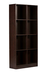 DeckUp Meritus-L 3-Shelf Engineered Wood Book Shelf and Display Unit (Walnut, Matte Finish)