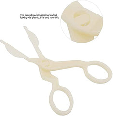 SYGA Cake Flower Nail and Scissor-Flower Lifters Set Icing Modeling Decorating Tool Safety Nail Piping Flower Scissors for Decor Baking Tools, Fondant Cake, Pastry, Restaurant Dessert Shop - 2 Pcs