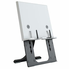 EasyRead Plus Book Stand for Table & Laptop Stand Combo, Adjustable Book Holder with 6 Height Levels, Foldable Ergonomic Laptop Stand for Hands-Free Reading, Study & Work Setup